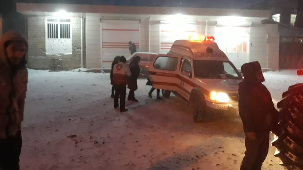امدادرسانی هلال احمر گیلان در جاده ها